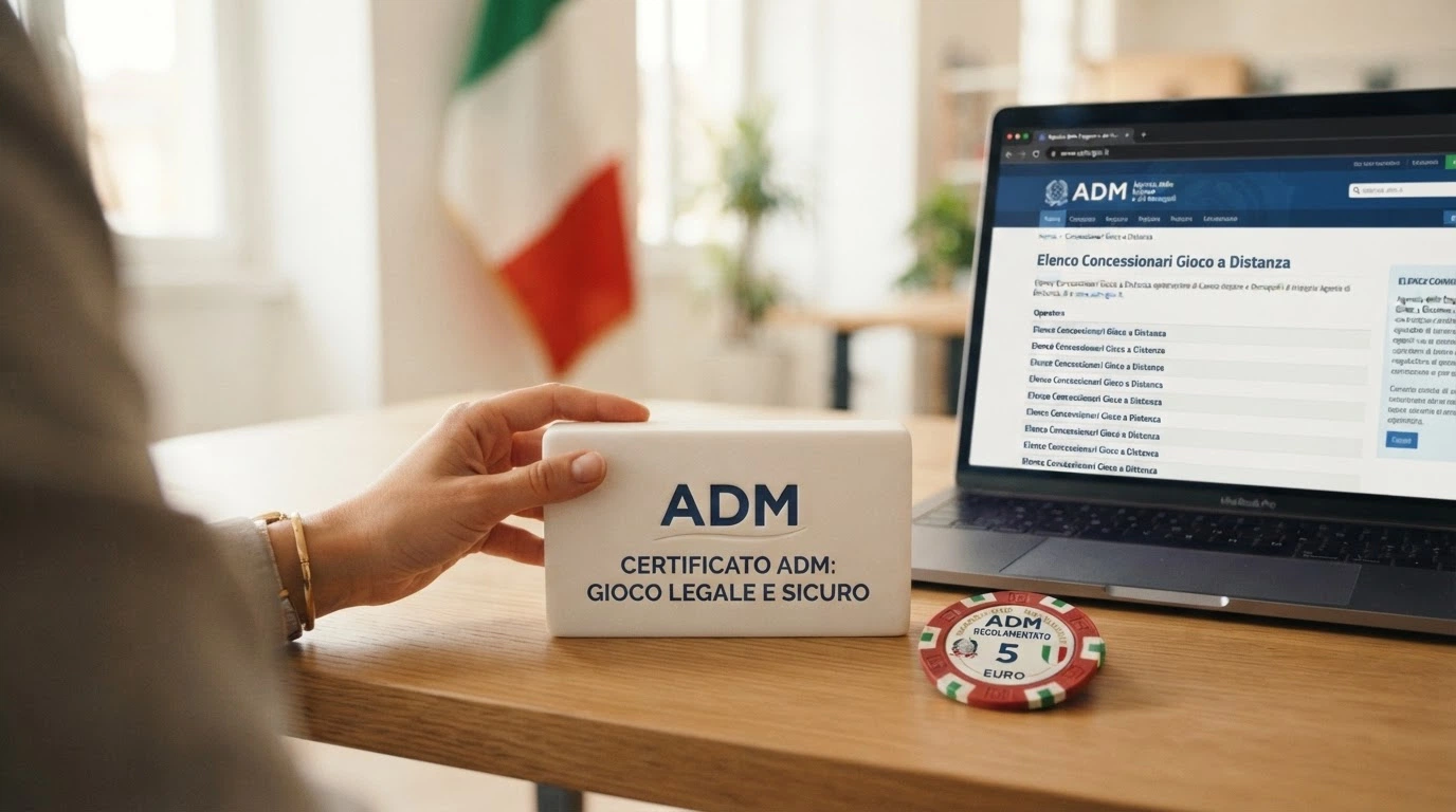 Il logo ufficiale dell'Agenzia delle Dogane e dei Monopoli accanto alla dicitura «concessionario autorizzato» e al simbolo del lucchetto di sicurezza