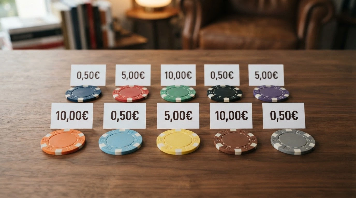 Una griglia stilizzata con i loghi dei casinò ADM disposti in orizzontale e i rispettivi importi di deposito minimo in evidenza